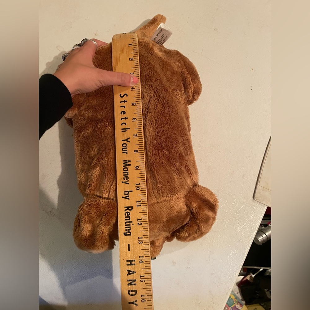 Memory plush wiener dog dachshund pillow “Frank” - Picture 5 of 8